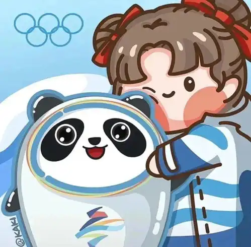 超可爱的冰墩墩头像来啦
