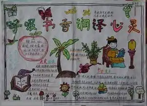 一张手抄报阅读经典润泽心灵4k
