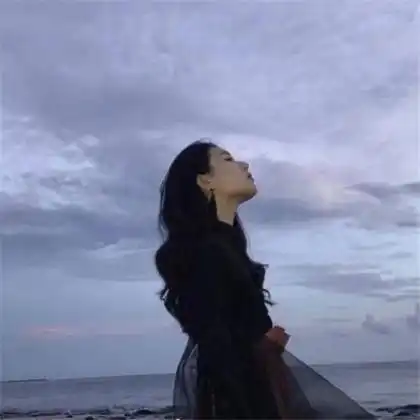 阳光海边女头像,海边女生头像侧面唯美好看
