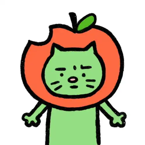 头像淡淡的忧伤焦绿猫系列卡通头像

