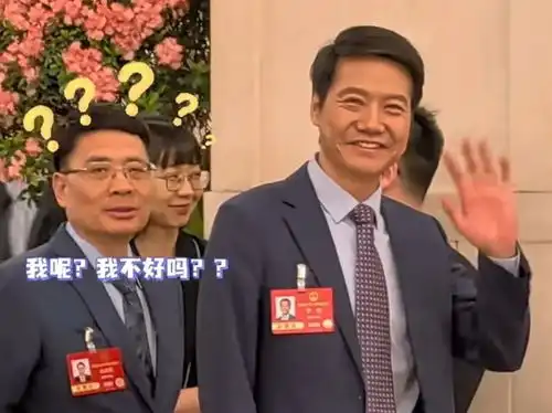 冲上热搜雷军背后的表情包总裁突然火了,本人回应
