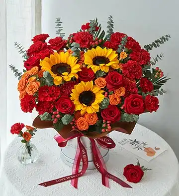 向日葵向日葵花订购网上订向日葵花按花材预定鲜花礼品网
