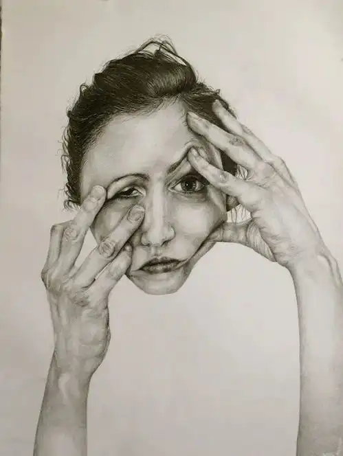 教师作品杭州吴越画室教师素描作品欣赏,中国美院雕塑系研究生团队领衔
