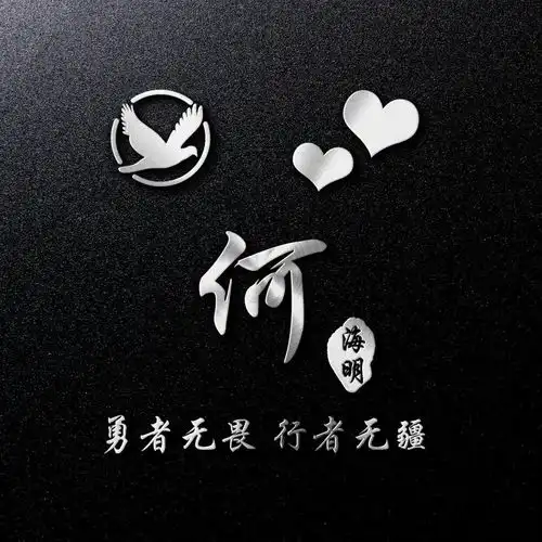 2022你该换个微信头像了,3d励志简约商务签名头像,留下你的名字

