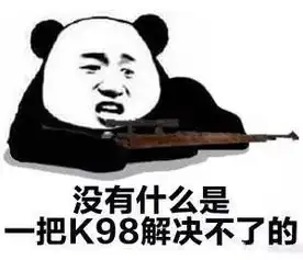绝地求生吃鸡表情包没有什么是一把k98解决不了的

