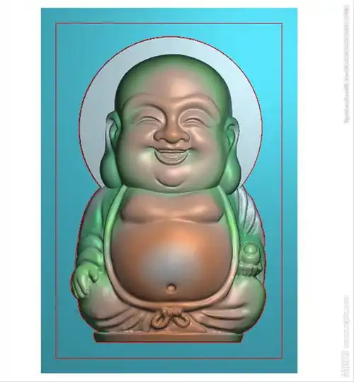 宝宝佛弥勒佛站像站佛挂件精雕图图片
