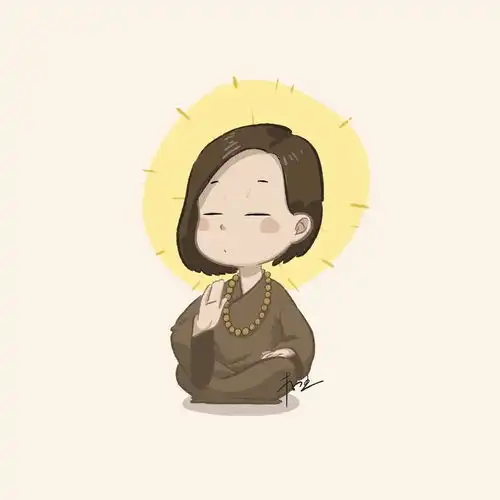 男神回我一个阿弥陀佛的表情包,我该回他什么
