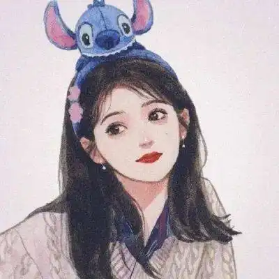微信头像可爱手绘女生头像
