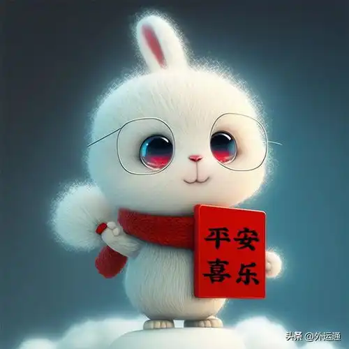 2024最好运头像佛系兔年