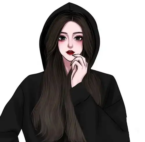 女生头像一组高冷拽酷版和甜美系的混搭
