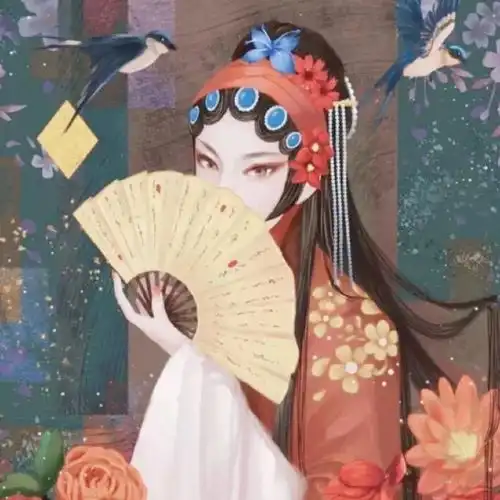 戏曲落泪了戏中人国粹梦回断桥,入戏来古风戏曲头像
