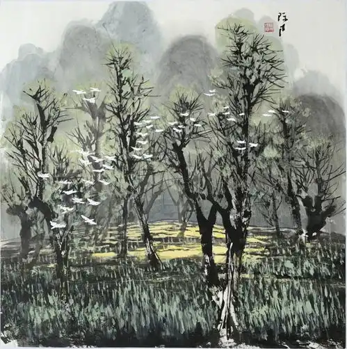 张际才如何把握好山水画创作构图中的七大关系
