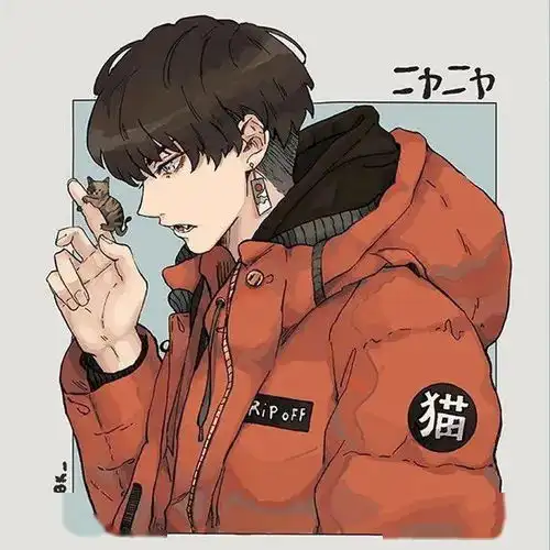 动漫男头有点酷最后什么都不想说,是因为之前你让我有太多的失望
