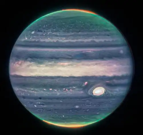 比地球上的飓风更强詹姆斯韦伯发现木星上空的急流
