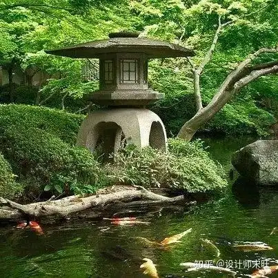 禅景石灯笼之美唐朝传入日本之谜

