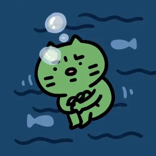 头像淡淡的忧伤焦绿猫系列卡通头像
