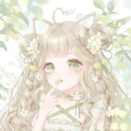 女生二次元系列头像可爱系
