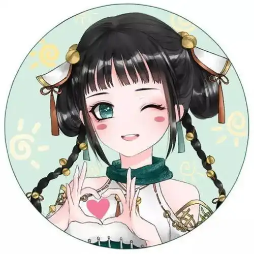 q版手绘萌少女四大国风绝艺拟人
