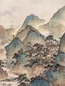 精细又磅礴,似仙境又有生活的,有人情味的山水画
