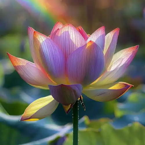 见莲花者护佑全家诸事顺心好运连连心想事成万事吉祥

