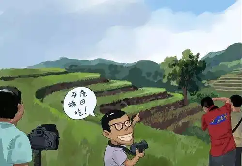 真绘玩来看一看手绘师笔下的五指山市吧
