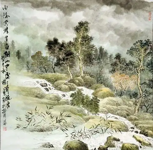 清新静谧杨勇的水墨山水新境
