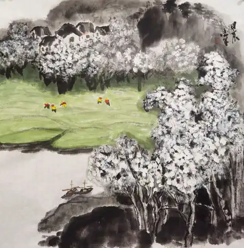 当代写意山水画7月份最受欢迎作品评选活动入围作品第三期
