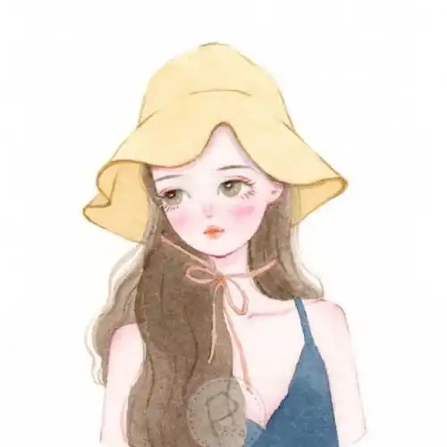 简约卡通微信头像希望晚风可以吹来很多夏天的好消息
