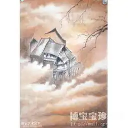 仙境山水画微信头像