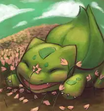 口袋妖怪角色插画妙蛙种子
