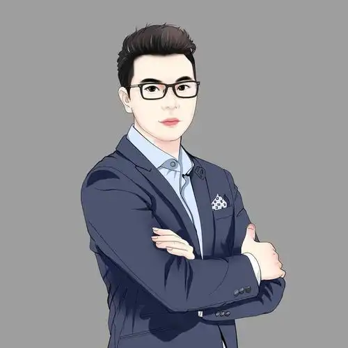 你的微信头像该换啦,适合中年大叔的真人手绘漫画头像,简约低调
