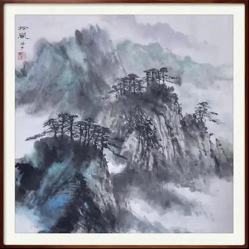 本市热点著名山水画家贾宝山我的秦岭情怀系列一

