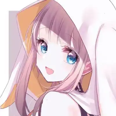 粉嫩嫩的可爱女生卡通头像
