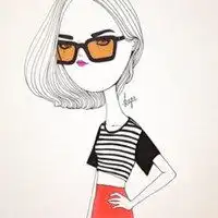微信头像女短发带帽微信头像图片大全
