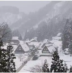 一个人,25天日本佛系追雪之旅中金泽白川乡高山新穗高温泉松本
