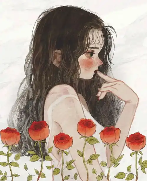 微信头像禁欲的气质可爱的脸,这画师笔下的女孩子一眼万年啊
