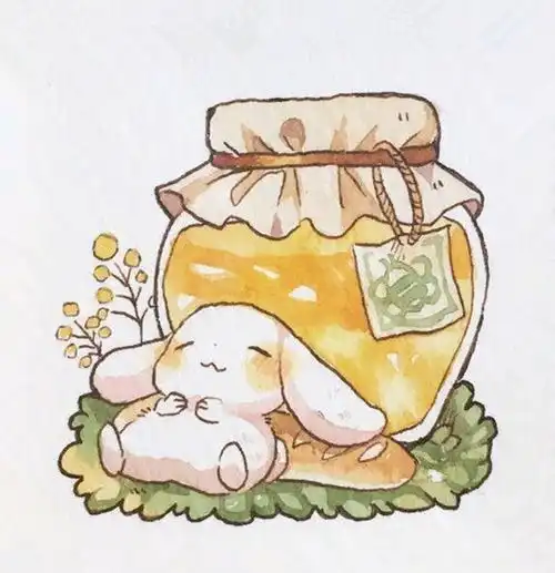有没有兔子的头像兔耳朵也行,最好是手绘的
