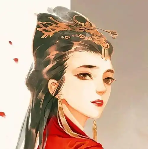古风女头当时只道,不过寻常
