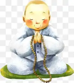 免费下载手绘小和尚图片大全千库网png
