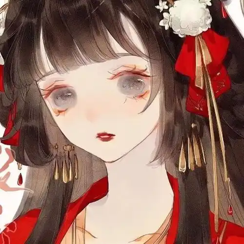 仙气古风动漫头像女公主的梦境,藏着星星湖泊一片森林

