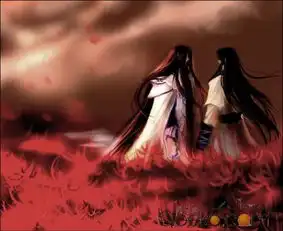 哪位大人有背景是曼珠沙华彼岸花的动漫图片
