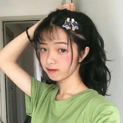 绿色系个性女头.命运不如你意我qq女生头像我要个性网
