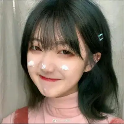 qq女生头像短发清新,笑得没心没肺的女人
