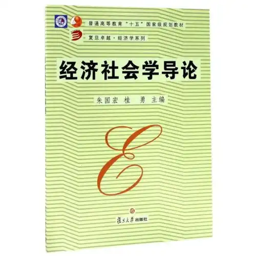 经济社会学导论复旦经济学系列大中专文科经管编者朱国宏桂勇新华正版
