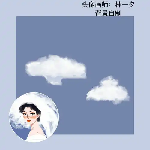 蓝色系动漫女生头像套图世界很暗,然后你来了,带着星星和月亮
