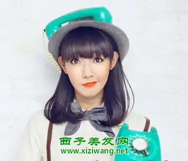 适合长脸女生发型推荐日系齐刘海最修颜
