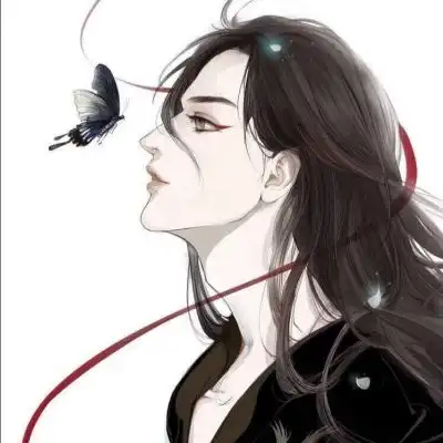 唐崎夜雨手绘古风自截唯美男头
