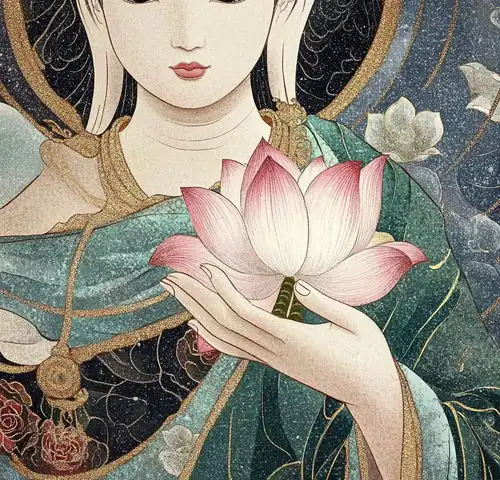 灵库佛莲若能静坐,看世间一切如梦,若能如莲,任风吹雨打,依然清纯无染佛陀喜欢莲花,主要是因为莲花在佛教文化中象征着清净觉悟超脱在佛教的象征体系中
