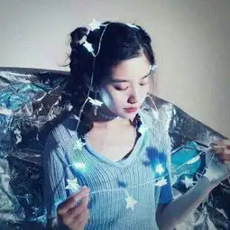 蓝色头像,mua
