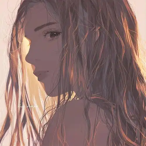 好欲的插画作品,把女性的美与光影的美结合得恰到好处
